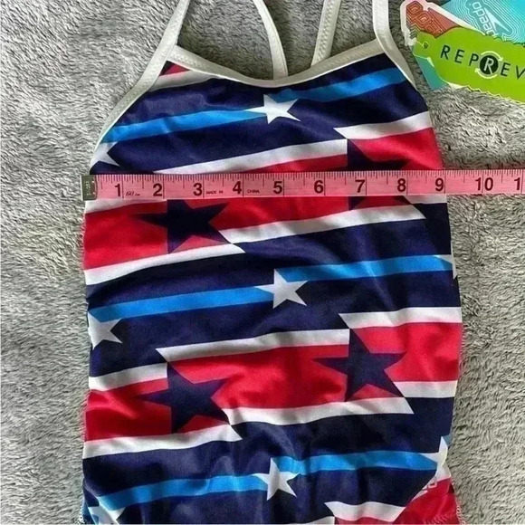 Speedo Printed The One 900 One-Piece Swimsuit in Red/White/Blue Size 20 NWT - Picture 7 of 7